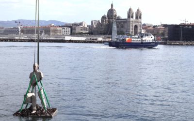 La sculpture de Bruno Catalano a rejoint le Musée Subaquatique